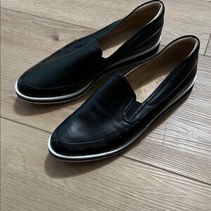 Women’s Patent Leather Black Slip-On Shoes